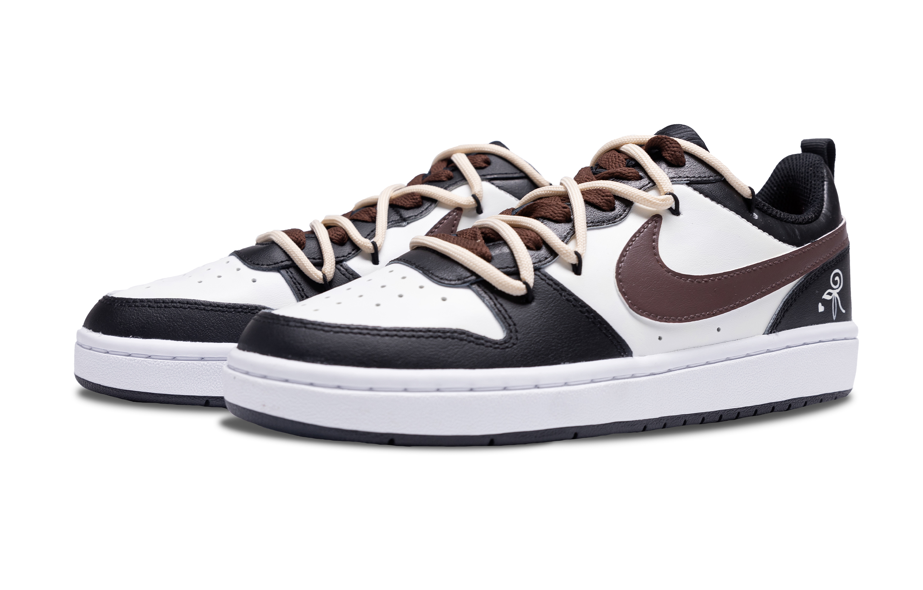 [Custom Shoes] Nike Court Borough Low 'Black Brown' 圖 4