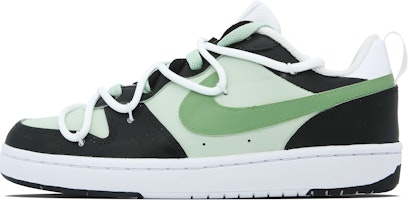 【訂製球鞋】 Nike Court Borough 百搭 舒適 減震耐磨輕便 低筒 板鞋 GS 黑綠 Buy 【訂製球鞋】 Nike Court Borough 百搭 舒適 減震耐磨輕便 低筒 板鞋 GS 黑綠