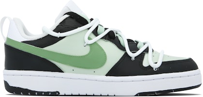 【訂製球鞋】 Nike Court Borough 百搭 舒適 減震耐磨輕便 低筒 板鞋 GS 黑綠 Order 【訂製球鞋】 Nike Court Borough 百搭 舒適 減震耐磨輕便 低筒 板鞋 GS 黑綠