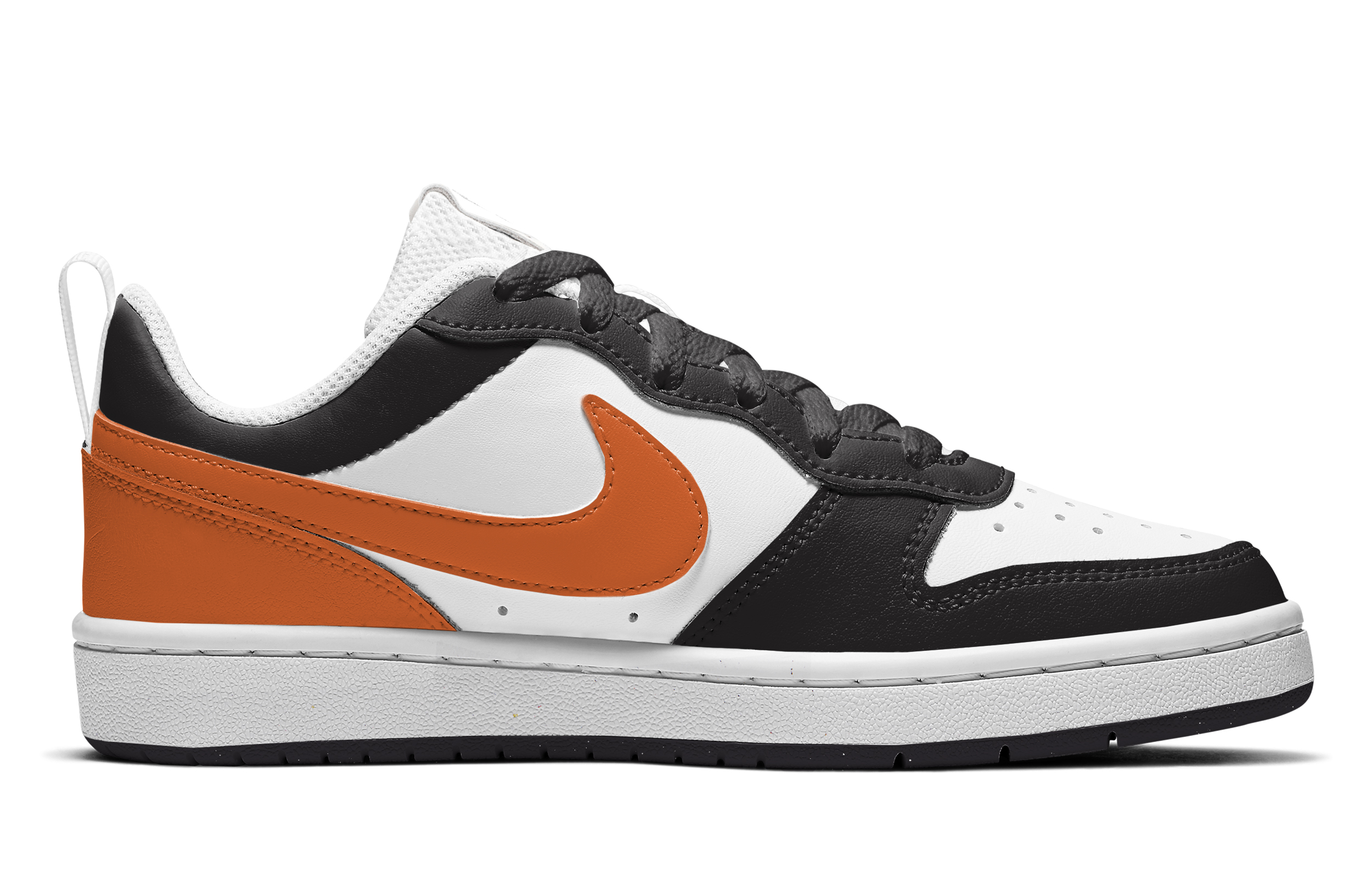 Lookbook ナイキ コート Borough Low "黒橙ペイズリー愛" (カスタム) DV5456-108(TeamA-现爱情造扣碎腰果)