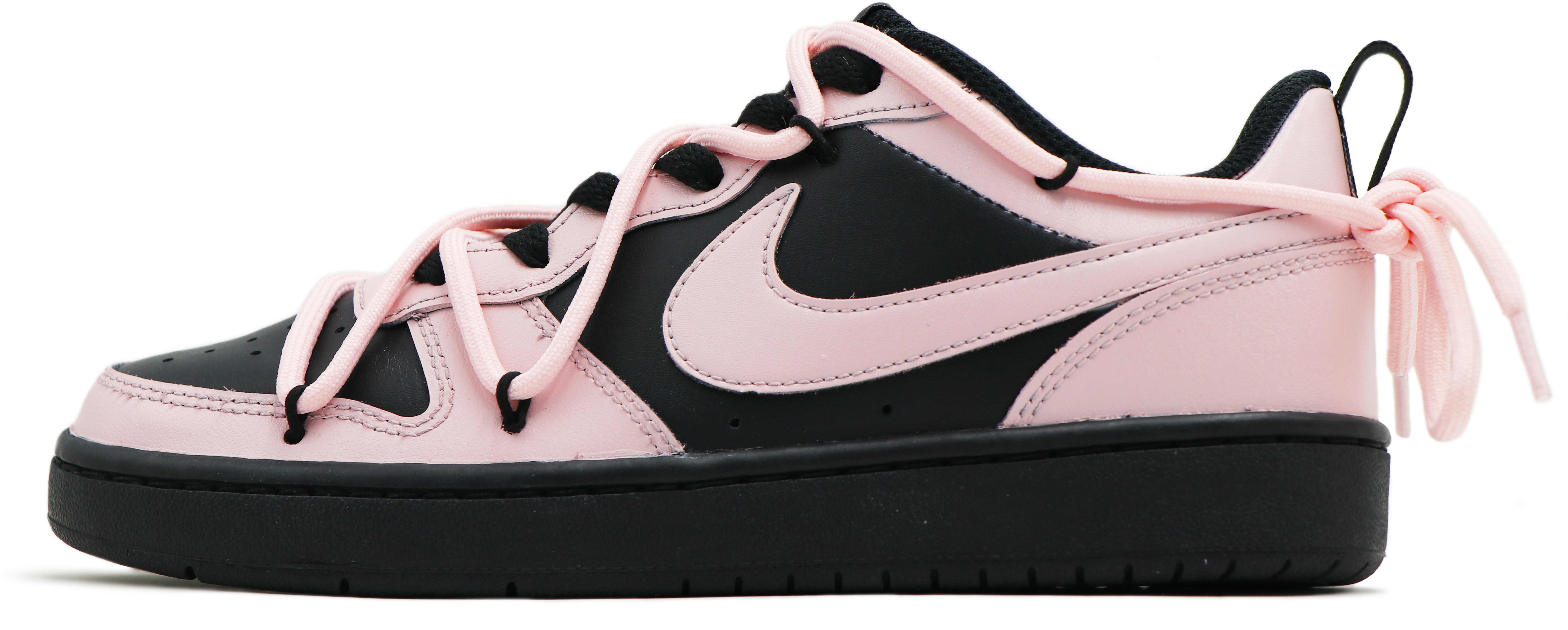 custom-shoes-nike-court-borough-low-black-pink-sweet-barbie