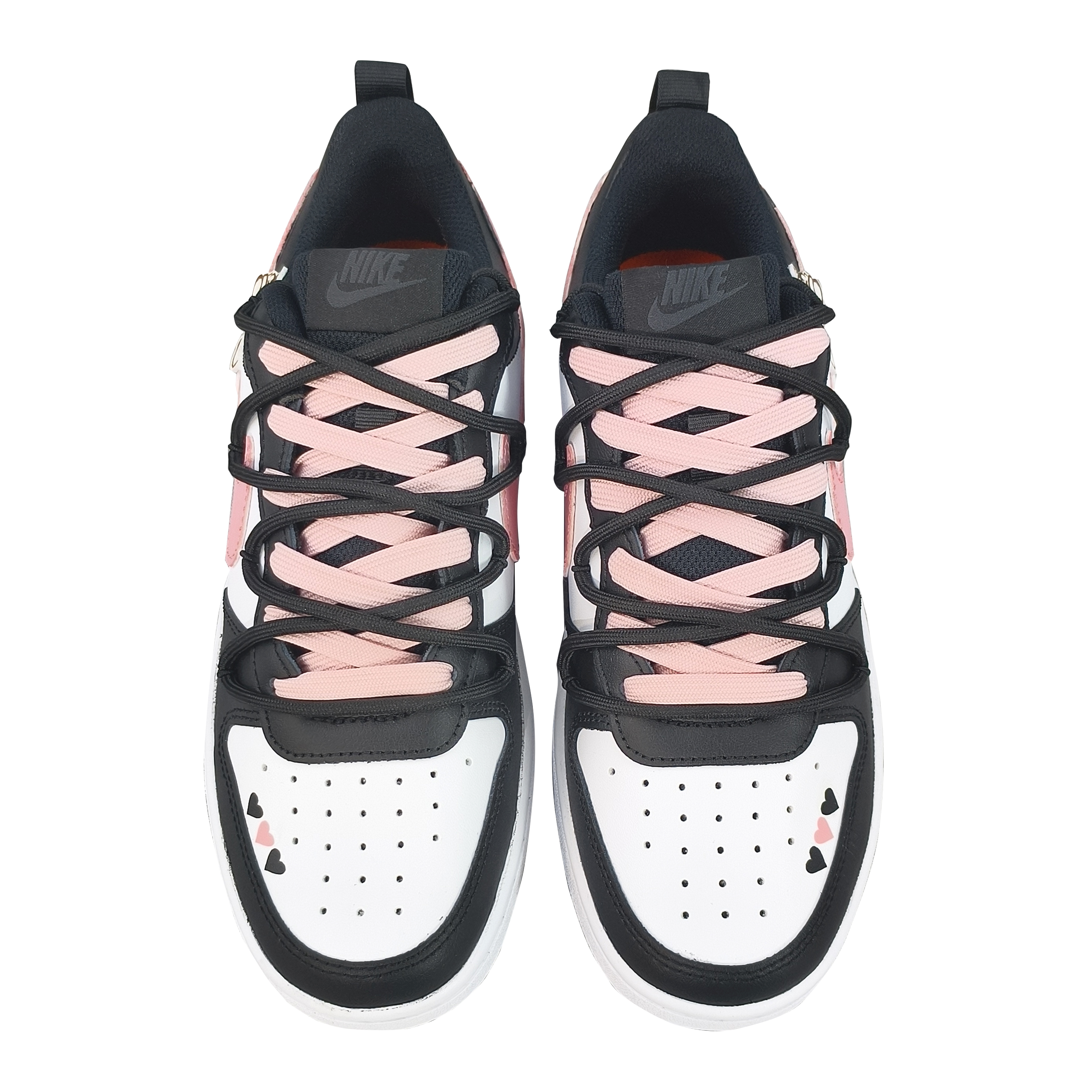 [Custom Shoes] Nike Court Borough Low 'Black Pink Bear' 圖 5