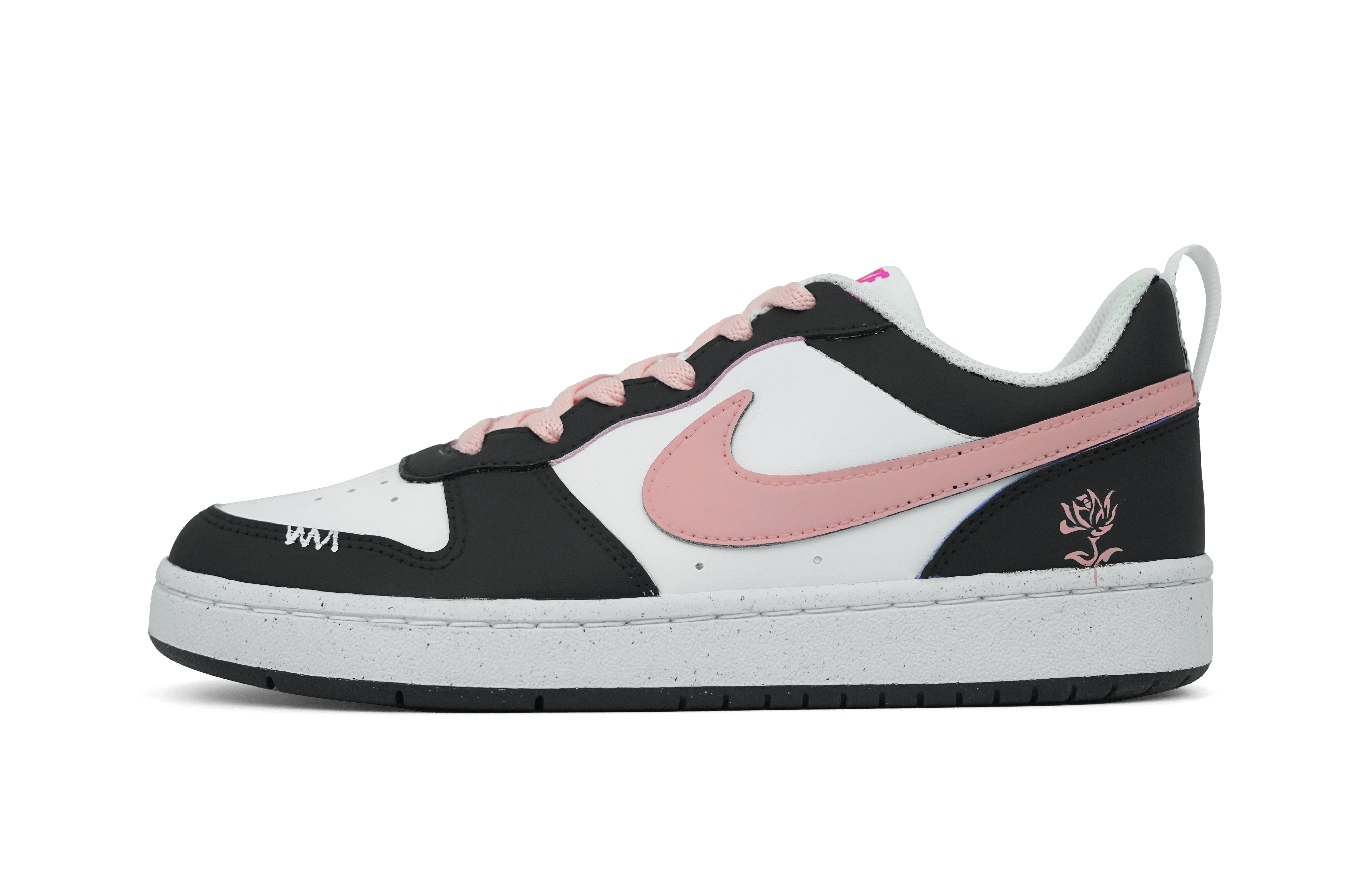 Buy ナイキ コートバーロウ カスタム 黒×ローズピンク DV5456-108（Team103-黑粉魅影）