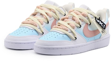 【カスタムシューズ】ナイキ コートボロー ロー 'ブルーピンクウェーブ' BQ5448-100(Team57-女款海浪) Lookbook 【カスタムシューズ】ナイキ コートボロー ロー 'ブルーピンクウェーブ' BQ5448-100(Team57-女款海浪)