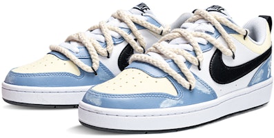 【カスタムシューズ】ナイキ コート バラウ Low 'ブルークラウドライトニング' BQ5448-104(Team拾陆-云霄闪电女款) Lookbook 【カスタムシューズ】ナイキ コート バラウ Low 'ブルークラウドライトニング' BQ5448-104(Team拾陆-云霄闪电女款)