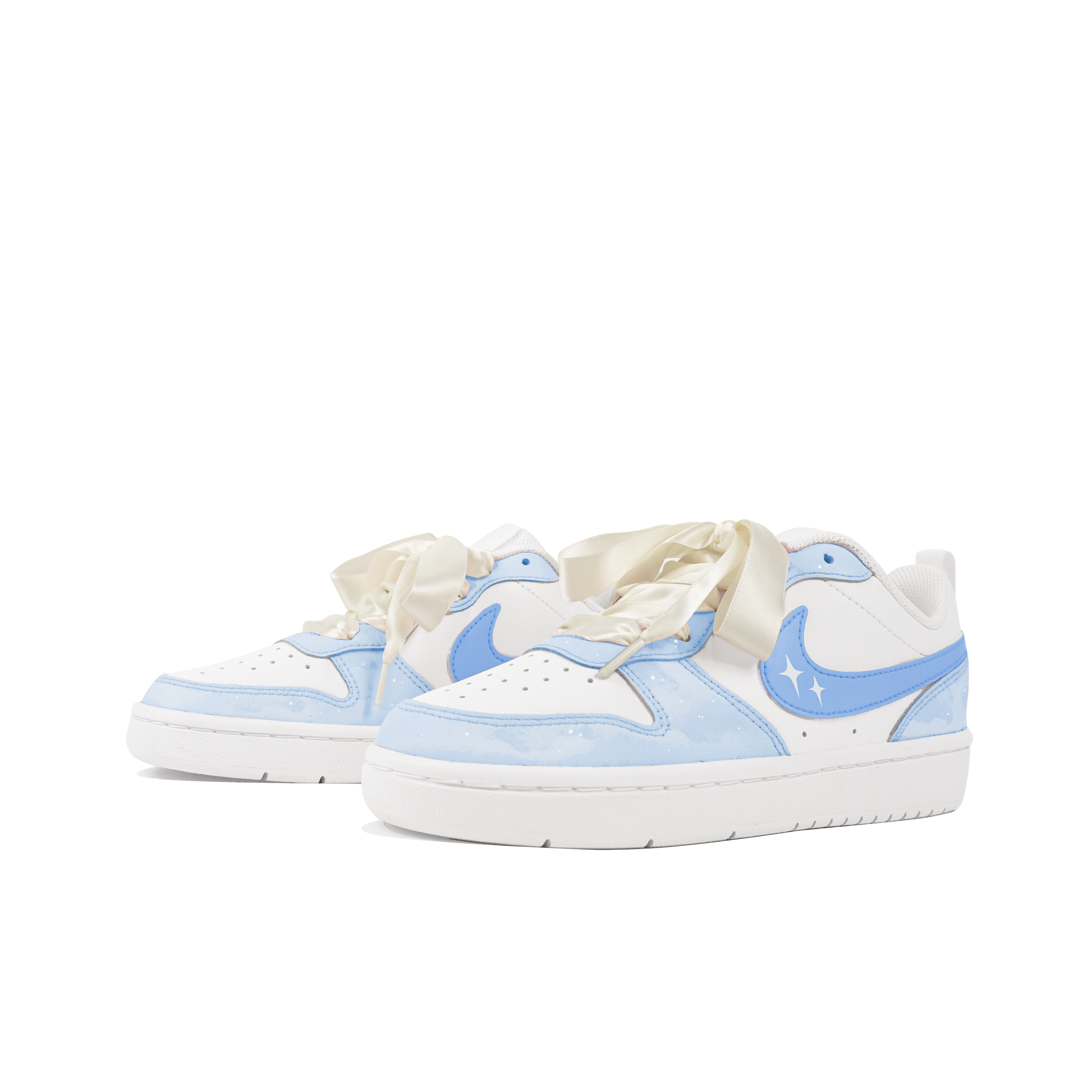 [Custom Shoes] Nike Court Borough Low 'Blue Galaxy' 圖 3