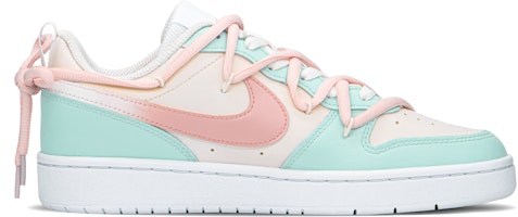 【訂製球鞋】Nike Court Borough FZBB 清新 告白 低幫 板鞋 GS 藍粉 Order 【訂製球鞋】Nike Court Borough FZBB 清新 告白 低幫 板鞋 GS 藍粉