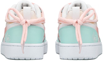 【訂製球鞋】Nike Court Borough FZBB 清新 告白 低幫 板鞋 GS 藍粉 Shop 【訂製球鞋】Nike Court Borough FZBB 清新 告白 低幫 板鞋 GS 藍粉