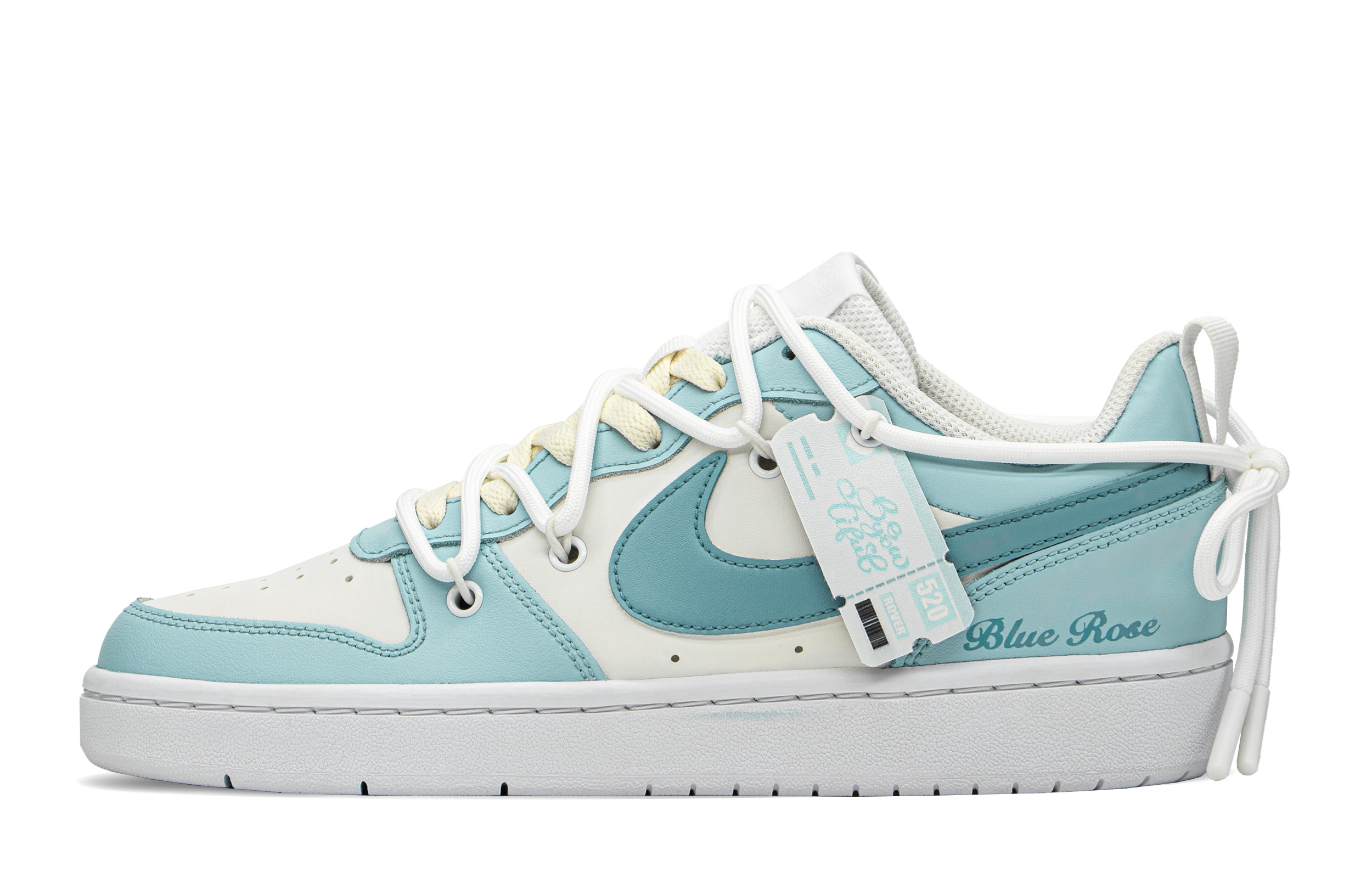 [Custom Shoes] Nike Court Borough Low 'Blue Rose'
