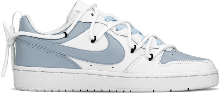 【客製球鞋】 Nike Court Borough FZBB 藍莓撞奶 防滑耐磨 低筒 板鞋 GS 霧藍 Order 【客製球鞋】 Nike Court Borough FZBB 藍莓撞奶 防滑耐磨 低筒 板鞋 GS 霧藍