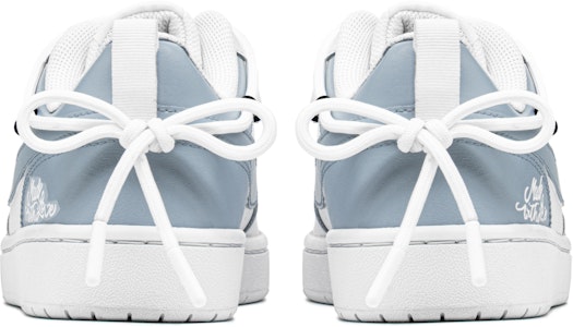 【客製球鞋】 Nike Court Borough FZBB 藍莓撞奶 防滑耐磨 低筒 板鞋 GS 霧藍 Shop 【客製球鞋】 Nike Court Borough FZBB 藍莓撞奶 防滑耐磨 低筒 板鞋 GS 霧藍