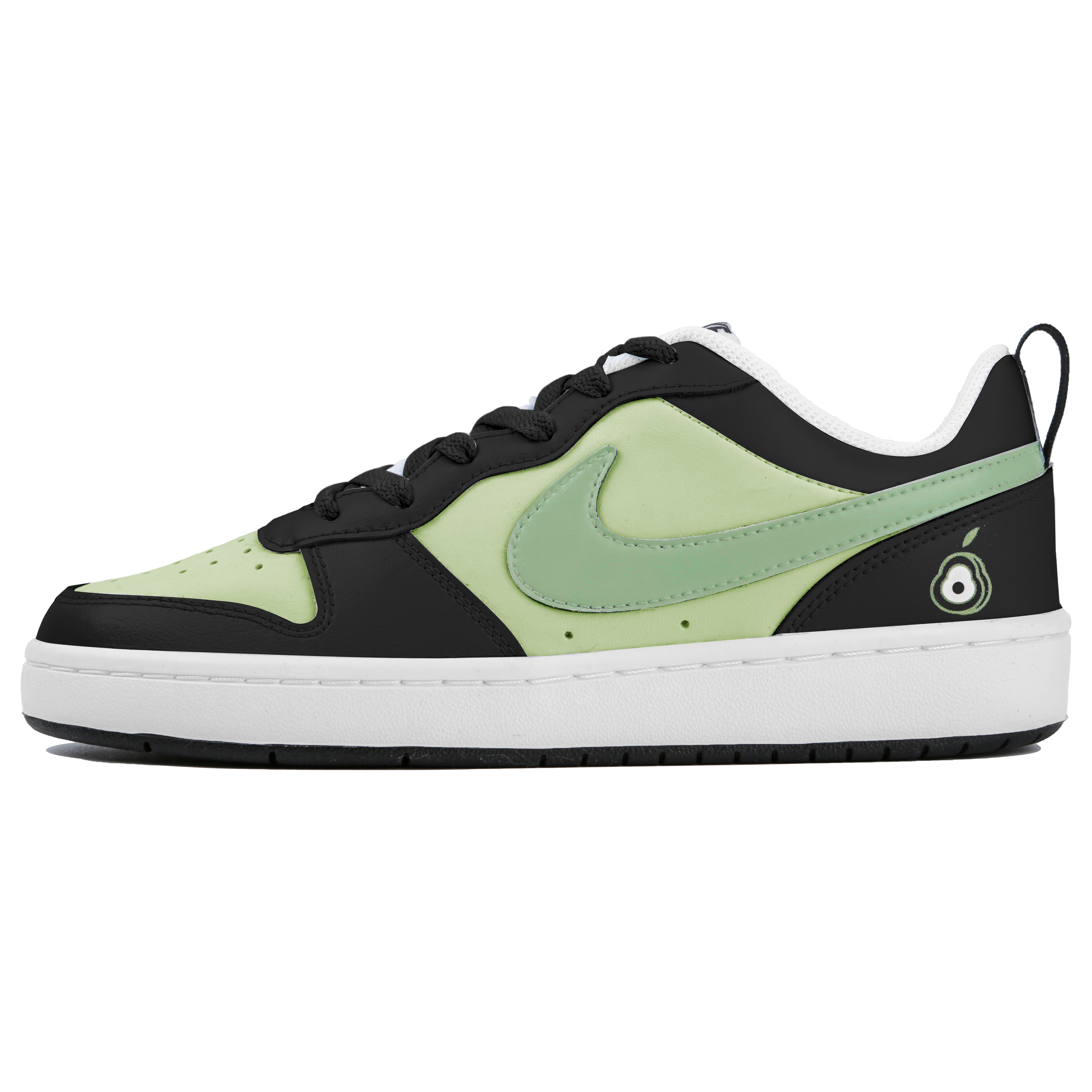 [Custom Shoes] Nike Court Borough Low 'Boba Milk Green'