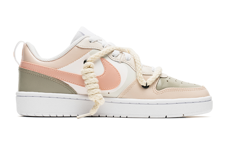 Order Zapatillas Nike Court Borough Low 'Graffiti Rosa Marrón' BQ5448-100(Team22-涂鸦解构棕粉A-BOX)
