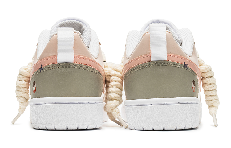 Shop Zapatillas Nike Court Borough Low 'Graffiti Rosa Marrón' BQ5448-100(Team22-涂鸦解构棕粉A-BOX)