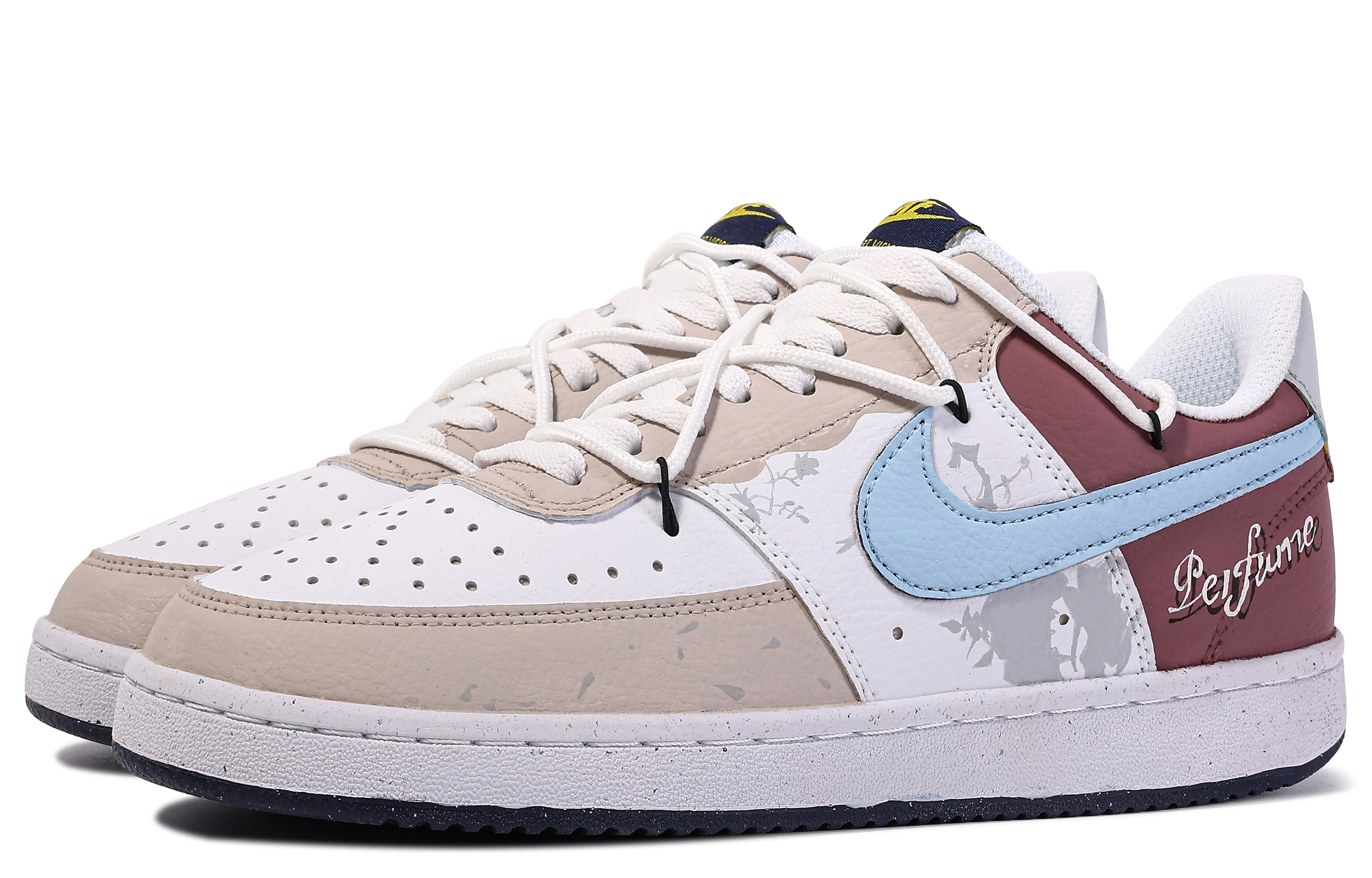 [Custom Shoes] Nike Court Borough Low 'Brown White Da Vinci Custom' 圖 4