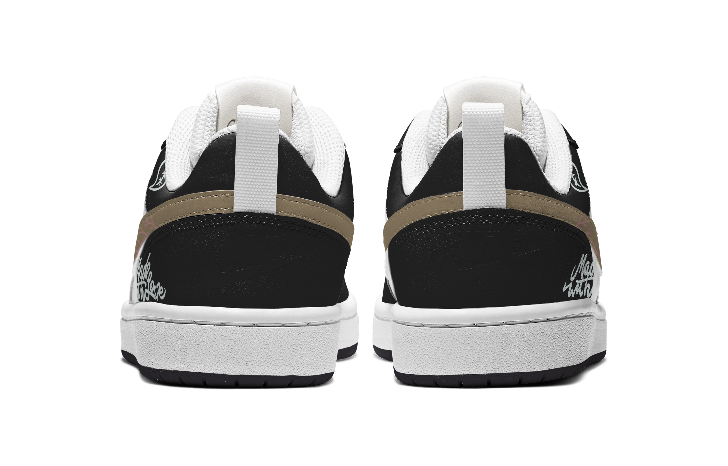 [Custom Shoes] Nike Court Borough Low 'Champagne Paisley' 圖 5