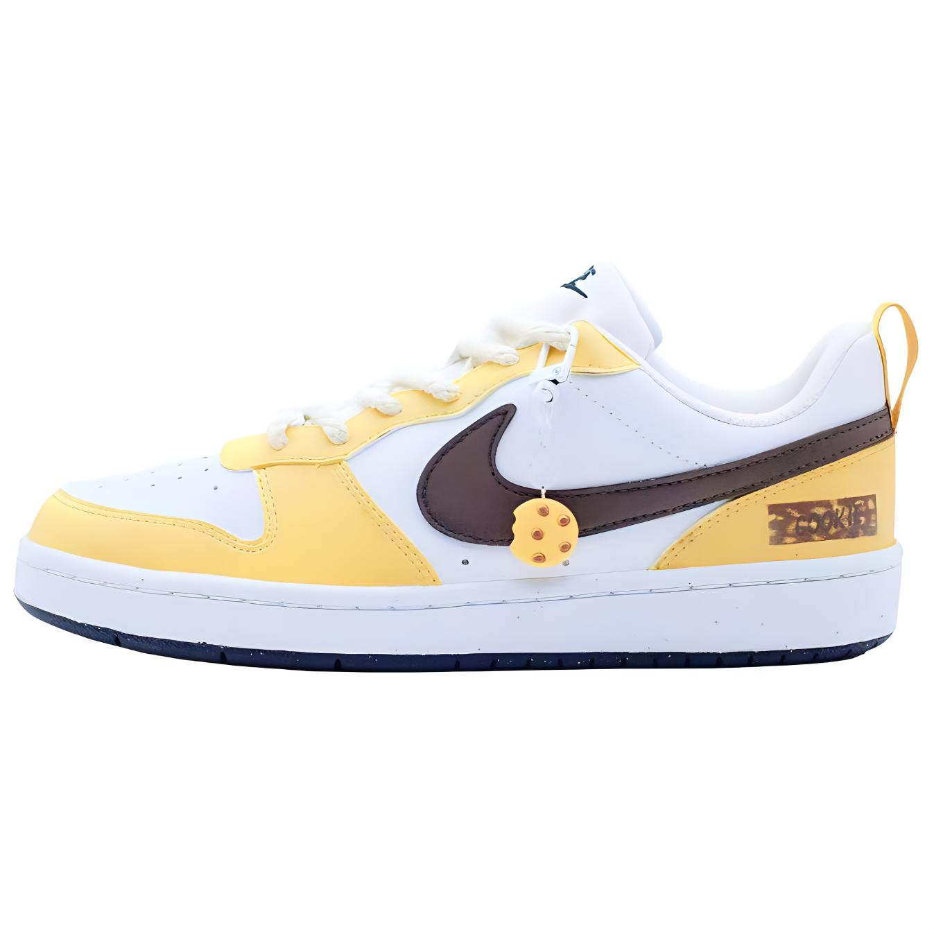 Buy 나이키 코트 버로우 로우 '차콜 쿠키 옐로우' (커스텀) DV5456-104(Team335-011)