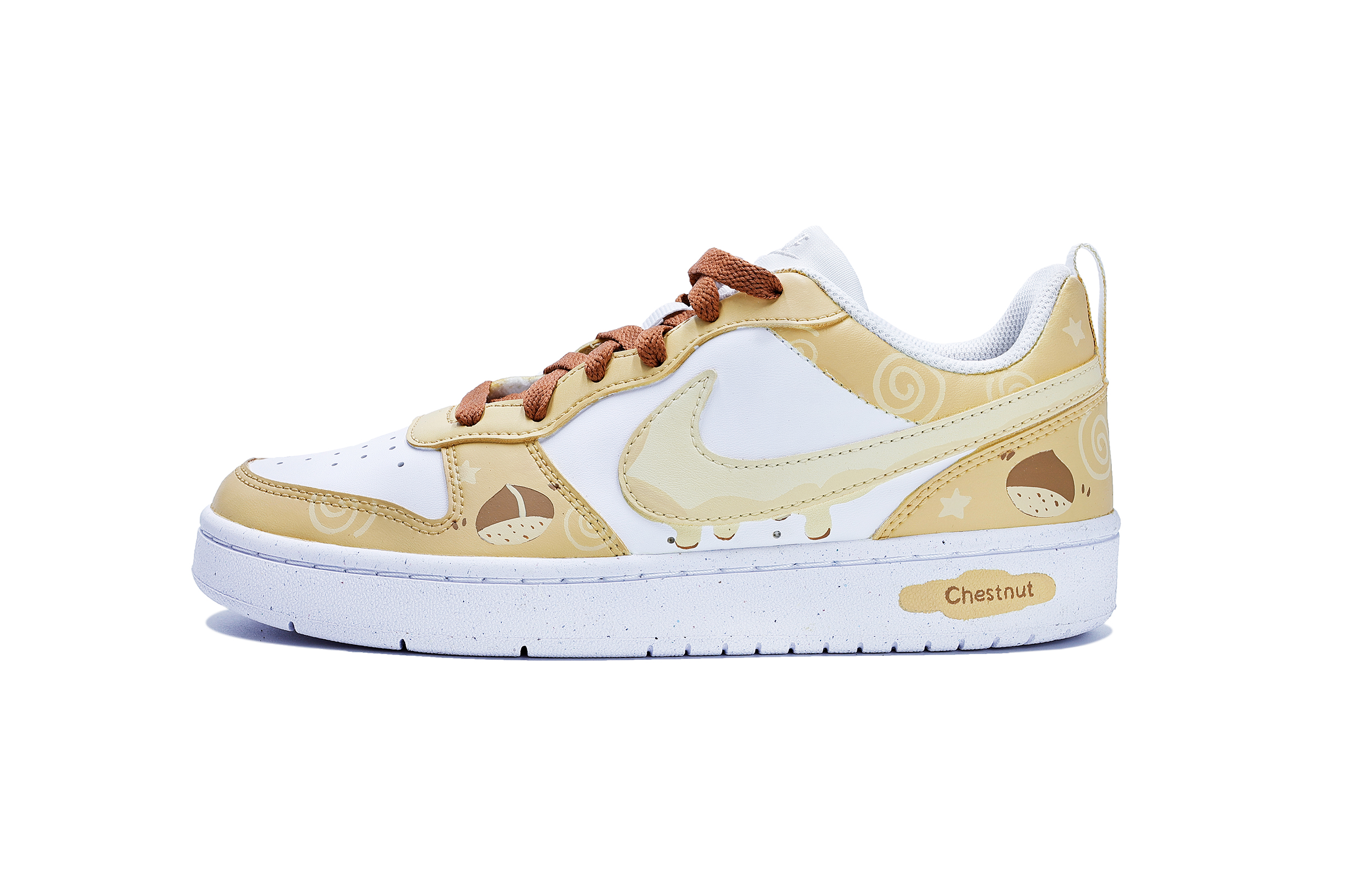 Order [Zapatos Personalizados] Nike Court Borough Low 'Chestnut Deconstructed' BQ5448-100(team222)
