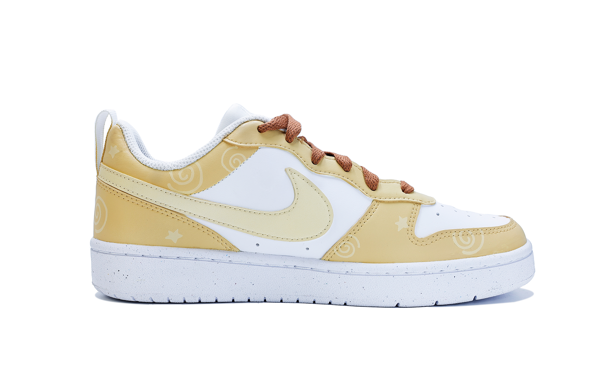 Lookbook [Zapatos Personalizados] Nike Court Borough Low 'Chestnut Deconstructed' BQ5448-100(team222)