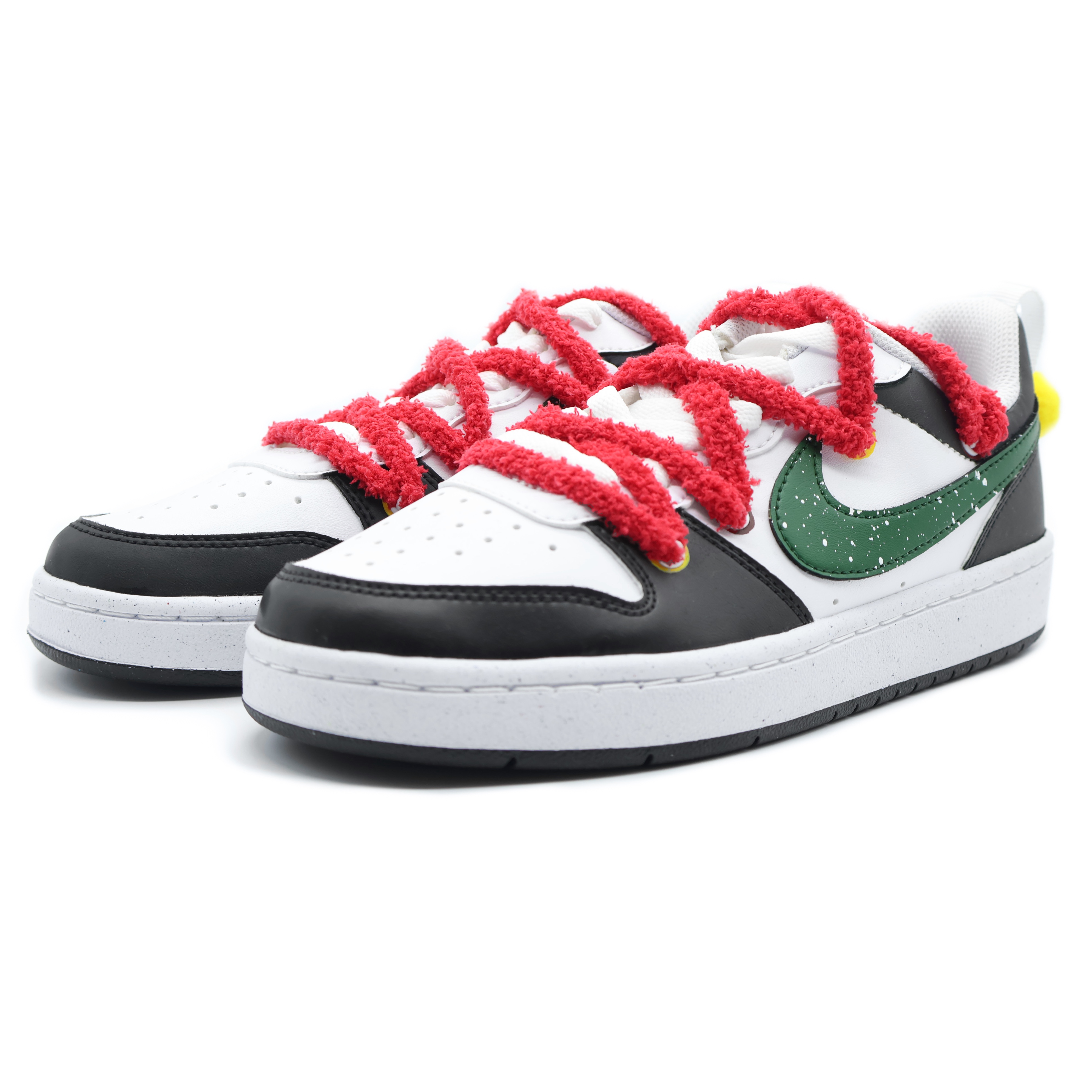 Shop 나이키 코트 보로우 로우 '크리스마스 잉크 블랙' (커스텀) DV5456-104（Team155-SDPM）
