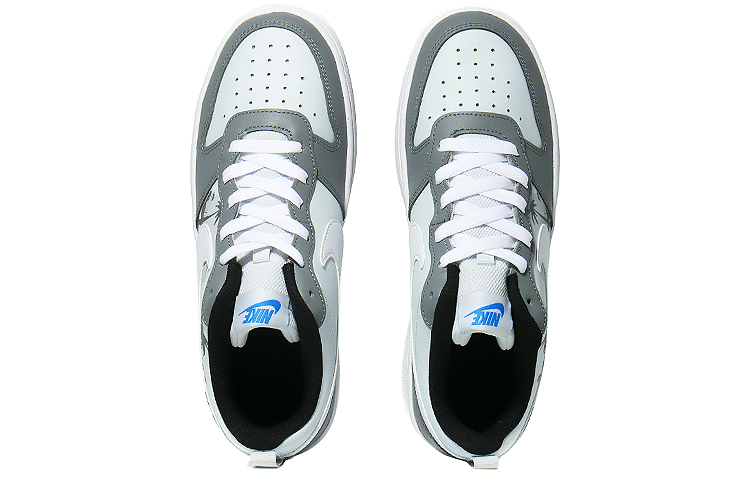 Shop 【カスタムシューズ】ナイキ コートボロロー ロー'ココナッツツリー ビーチ グレー-ホワイト' BQ5448-019(Team10-潮流西海岸）