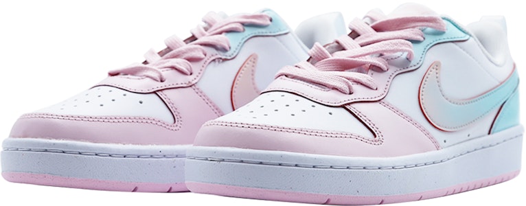 【定製球鞋】 Nike Court Borough 清冷少女 撞色噴繪 漸變晕染 街頭潮流 防滑耐磨 低筒 板鞋 GS 粉 Lookbook 【定製球鞋】 Nike Court Borough 清冷少女 撞色噴繪 漸變晕染 街頭潮流 防滑耐磨 低筒 板鞋 GS 粉