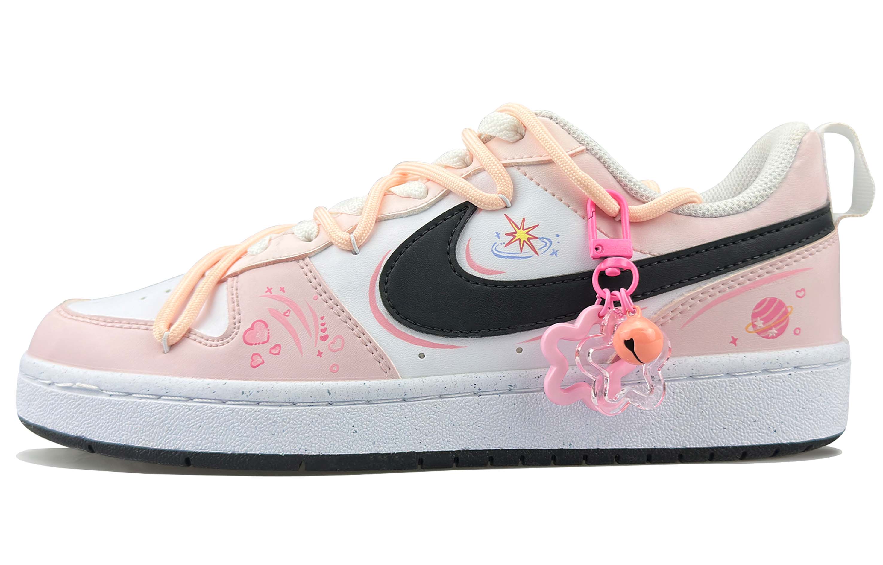 Buy [Kasut Custom] Nike Court Borough Low 'Cosmic Pink' DV5456-104-457642