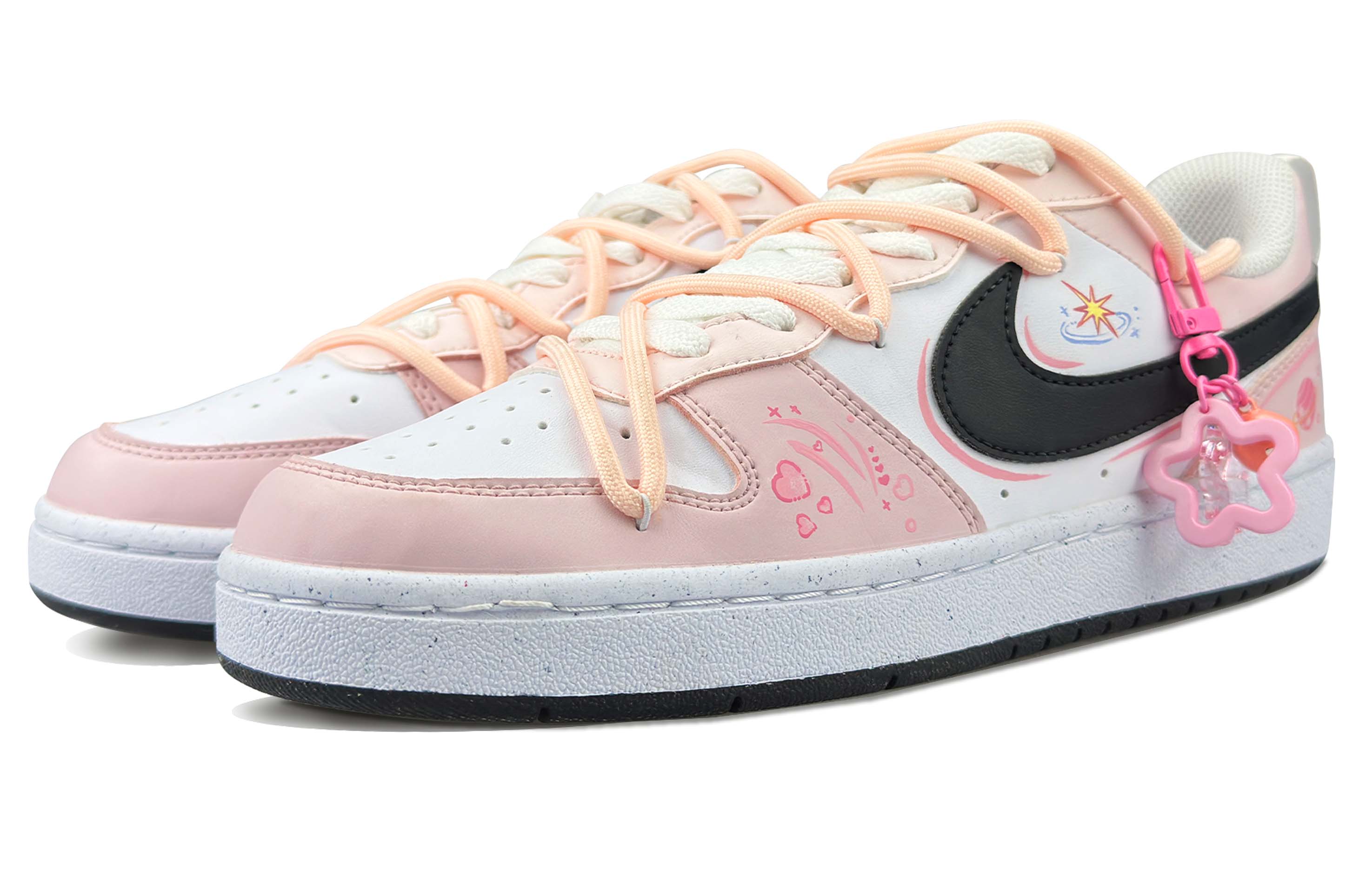 [Custom Shoes] Nike Court Borough Low 'Cosmic Pink' 圖 3