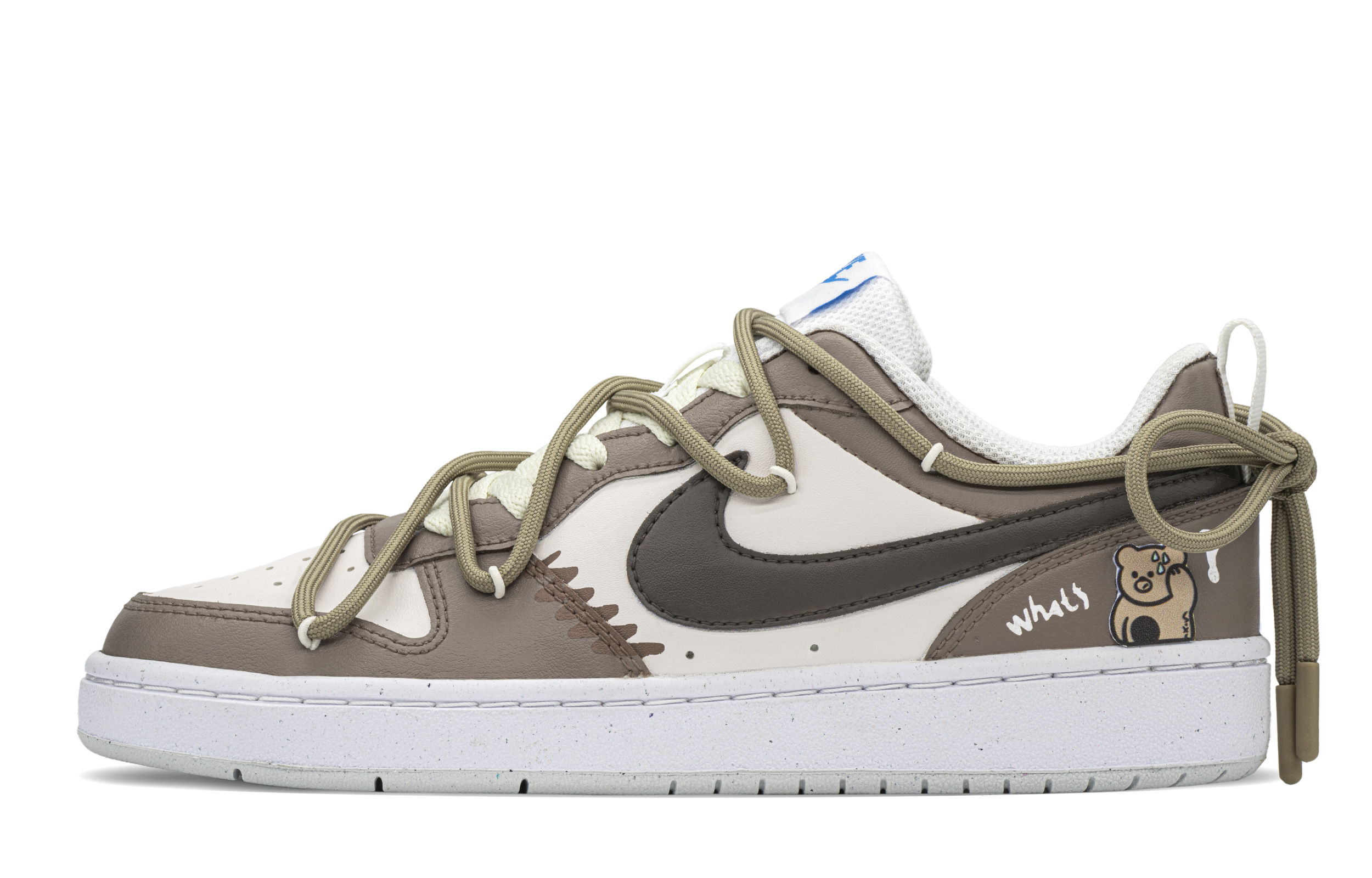 Buy [Sepatu Kustom] Nike Court Borough Low 'Beruang Imut' BQ5448-123-466236