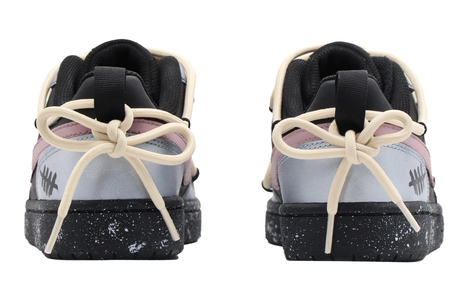 [Custom Shoes] Nike Court Borough Low 'Cyber Barbie Liquid Silver' 圖 4