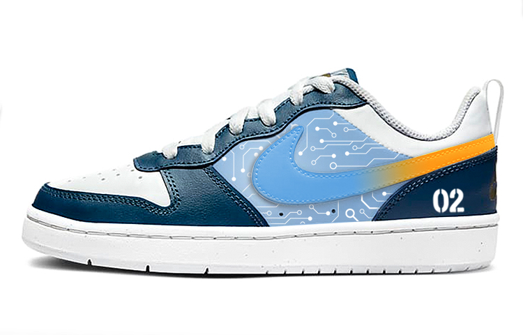 [Custom Shoes] Nike Court Borough Low 'Cyberpunk Universe'