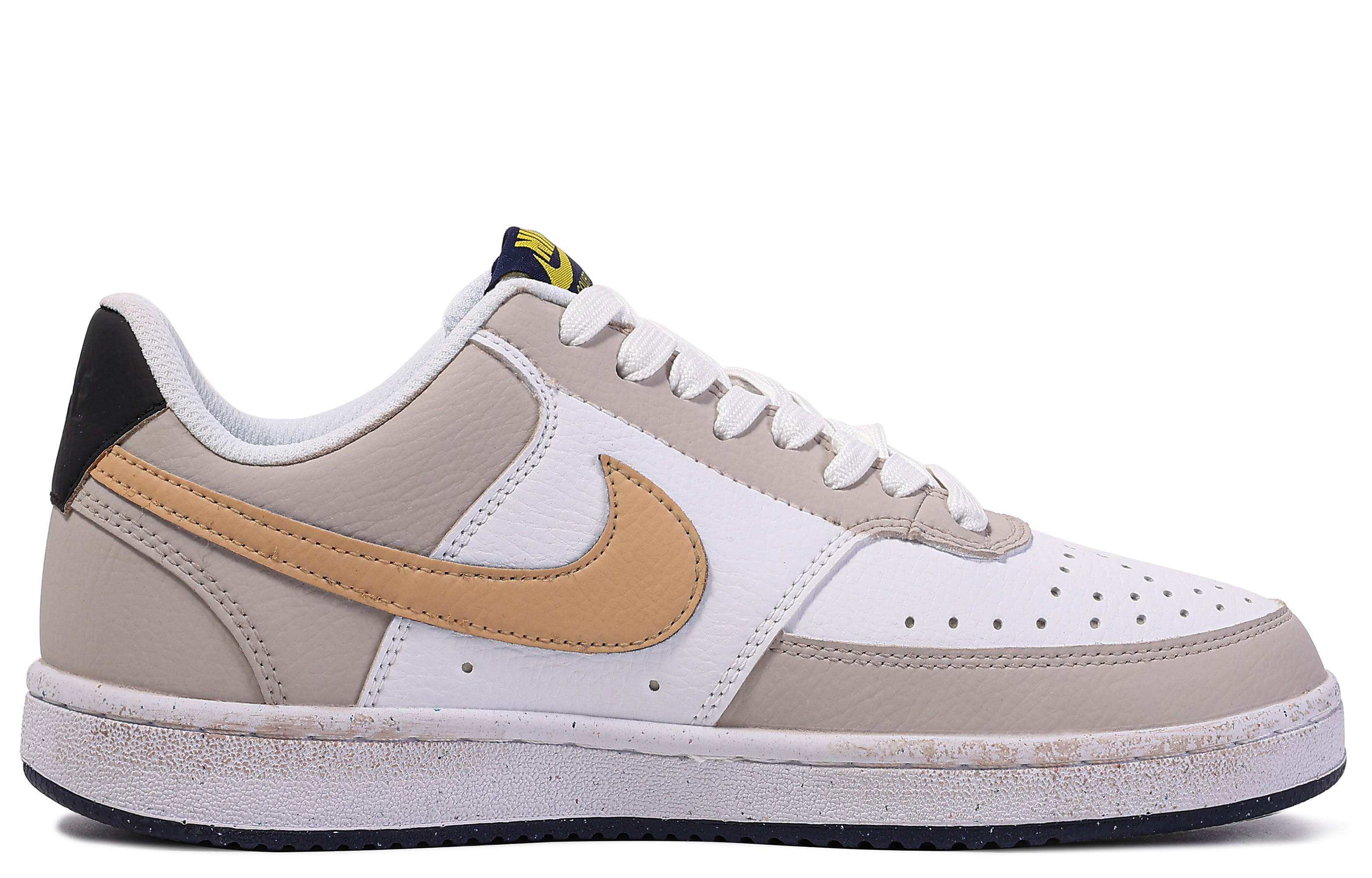 Order Zapatillas Nike Court Borough Low 'Da Vinci Cookie - Blanco Marrón' DH2987-103(TeamM-复古曲奇-BOX)
