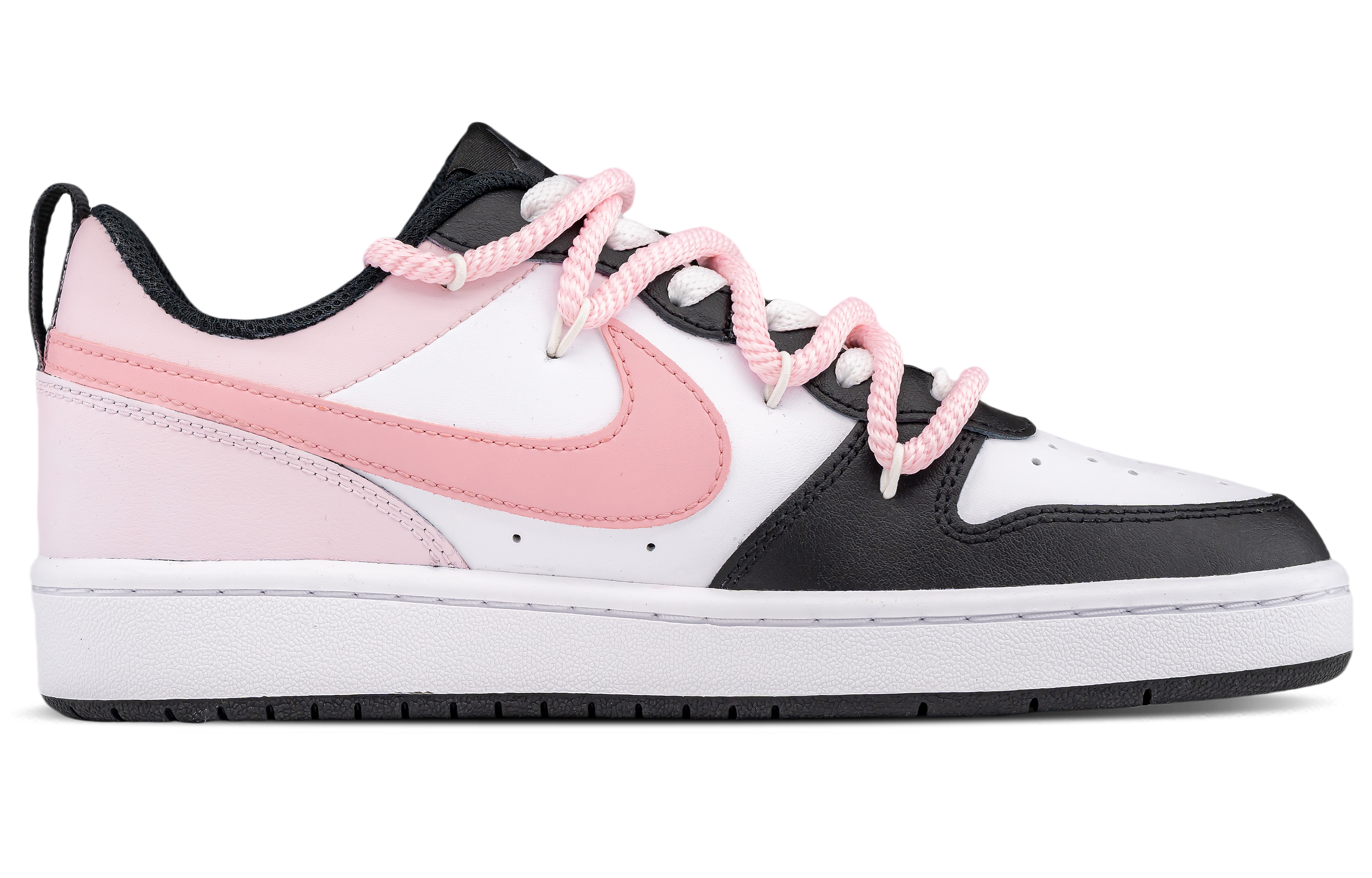 Shop [Zapatos Personalizados] Nike Court Borough Low 'Sueño Rosa Oscuro' BQ5448-115（Team拾陆-暗粉瑰梦特殊礼盒女款）
