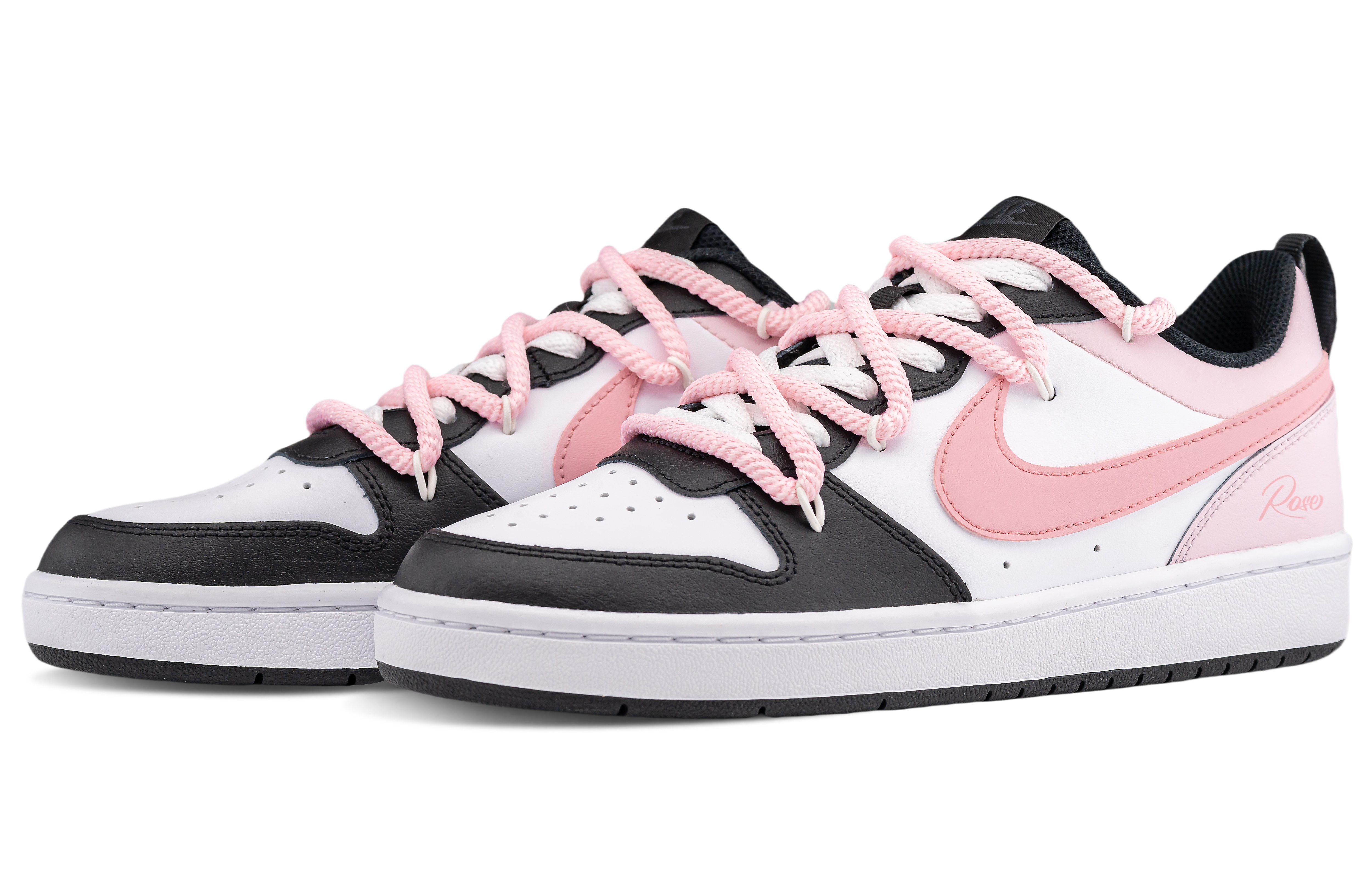 Purchase [Zapatos Personalizados] Nike Court Borough Low 'Sueño Rosa Oscuro' BQ5448-115（Team拾陆-暗粉瑰梦特殊礼盒女款）