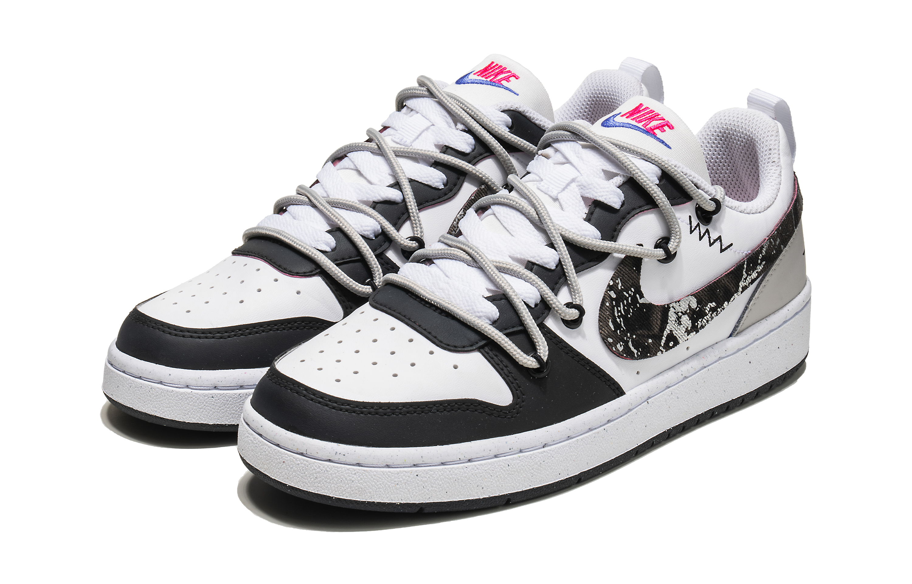 Shop Nike Court Borough Low Personalizadas "Rosa Desierto" DV5456-108(Team182-女迷彩黑脚趾卡其)