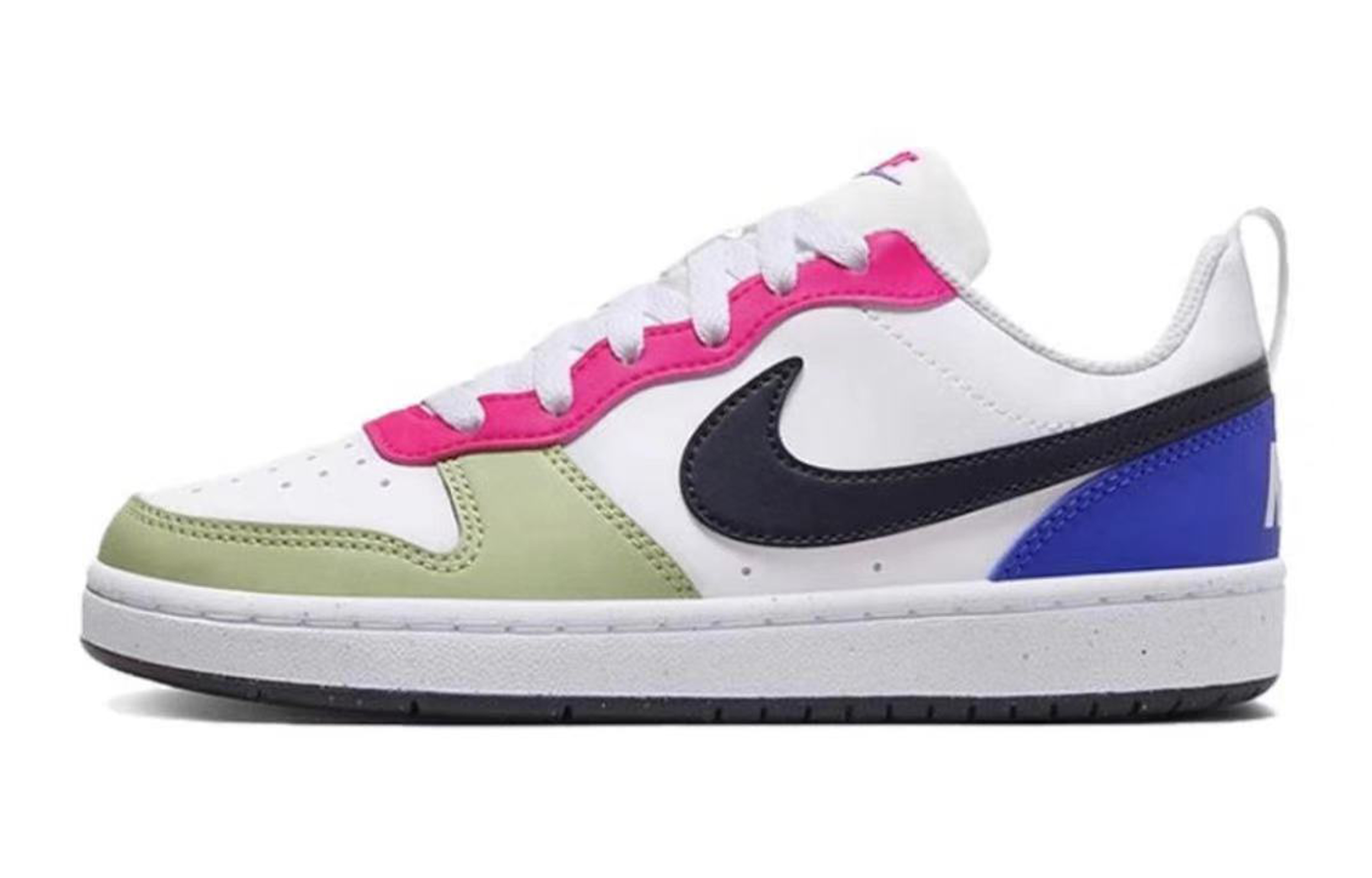 Cheap Nike Court Borough Low Personalizadas "Rosa Desierto" DV5456-108(Team182-女迷彩黑脚趾卡其)