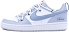 Buy 【訂製球鞋】Nike Court Borough 婚鞋 多巴胺 藍玫瑰 星溯未來 浪漫 休閒 低筒 板鞋 GS 霧霾藍