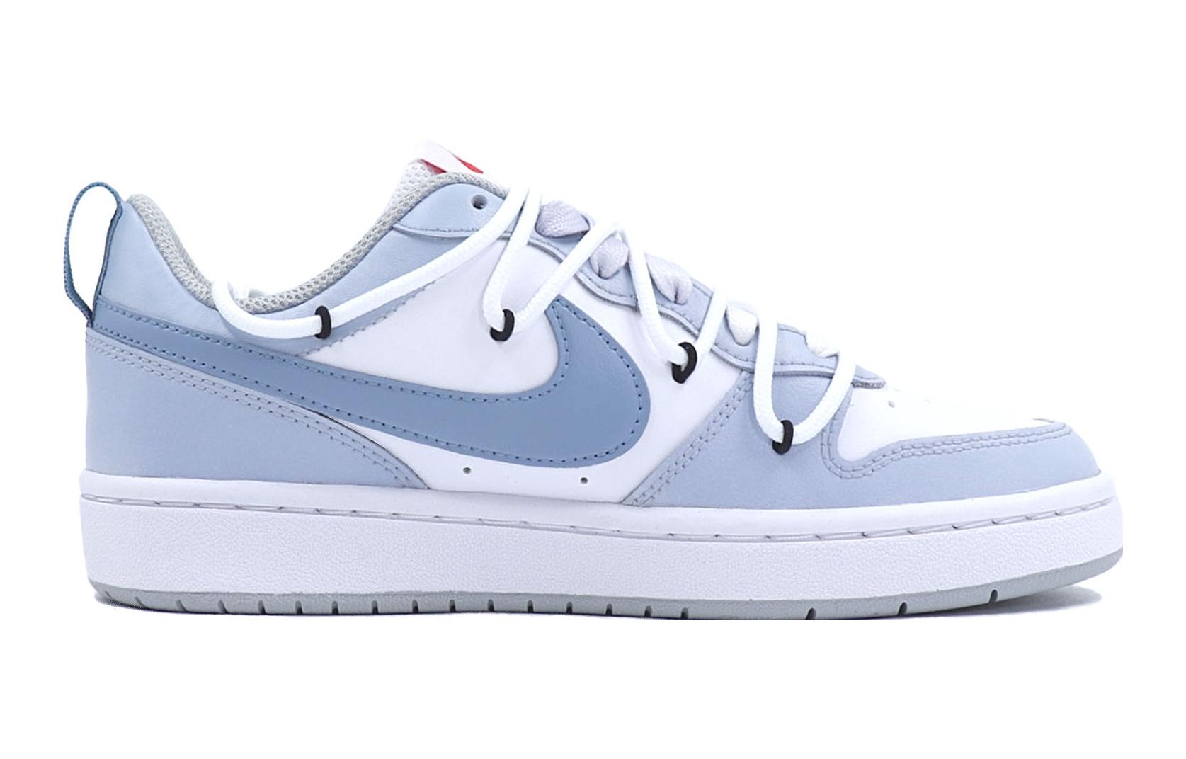 Order [カスタムシューズ] ナイキ コートボロー LOW 'ドーパミンブルーローズ' BQ5448-117(Team25-多巴胺GS蓝玫瑰)