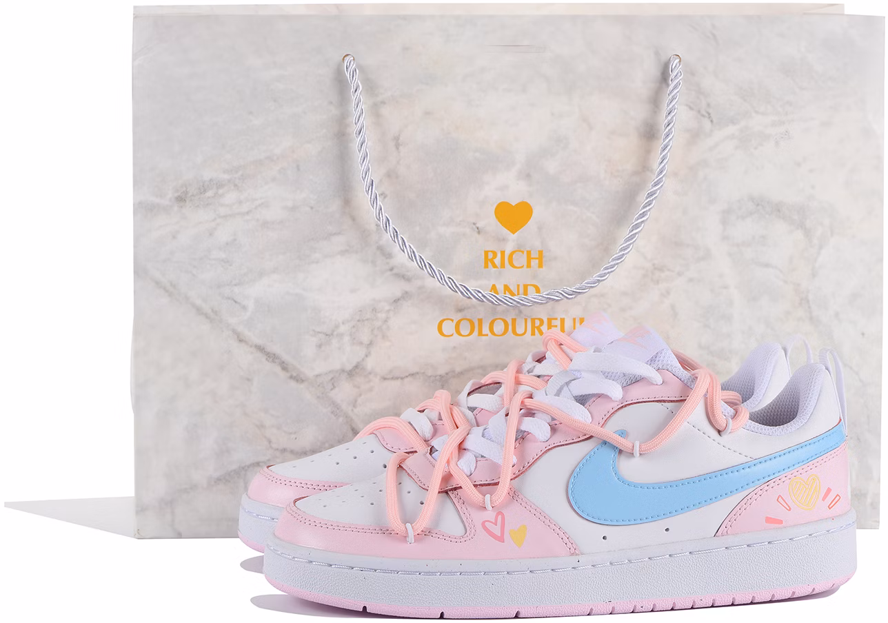custom-shoes-nike-court-borough-low-dopamine-love-blue-pink-dq-0492-100-471227