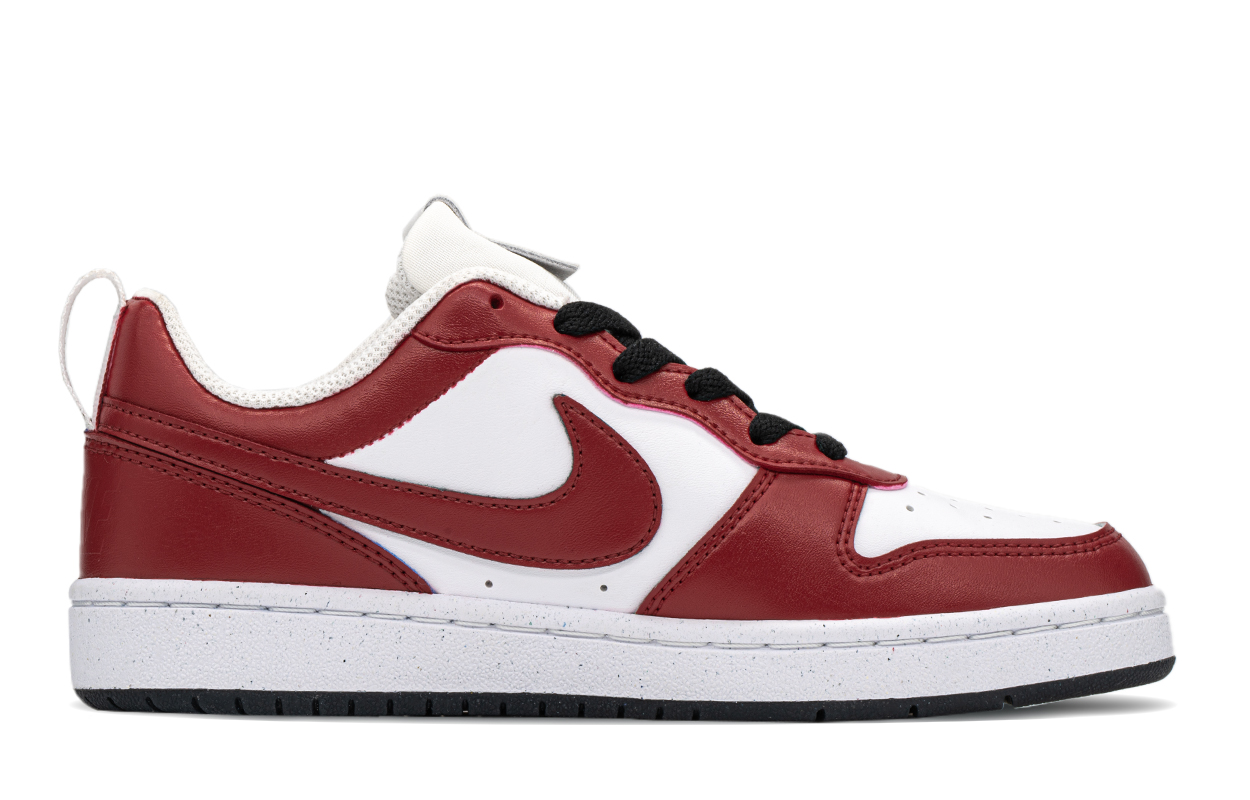 Lookbook [Zapatillas Personalizadas] Nike Court Borough Low 'Doble Felicidad Rojo' DV5456-108(TeamA-现爱情造红喜腰果)
