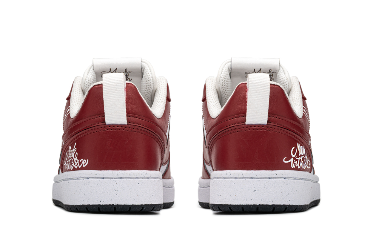 Purchase [Zapatillas Personalizadas] Nike Court Borough Low 'Doble Felicidad Rojo' DV5456-108(TeamA-现爱情造红喜腰果)