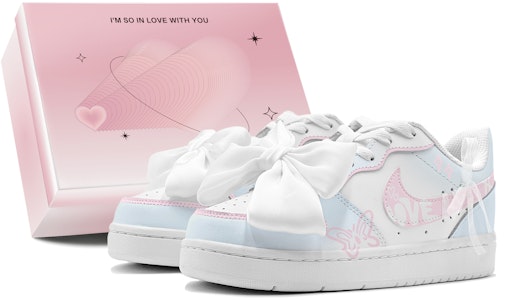 ナイキ コートボローLow 夢蝶ピンクブルー (Nike Kōtoborō Low Yumechō Pinkuburū) BQ5448-100(TeamS2-粉蓝蝴蝶S-BOX) Buy ナイキ コートボローLow 夢蝶ピンクブルー (Nike Kōtoborō Low Yumechō Pinkuburū) BQ5448-100(TeamS2-粉蓝蝴蝶S-BOX)