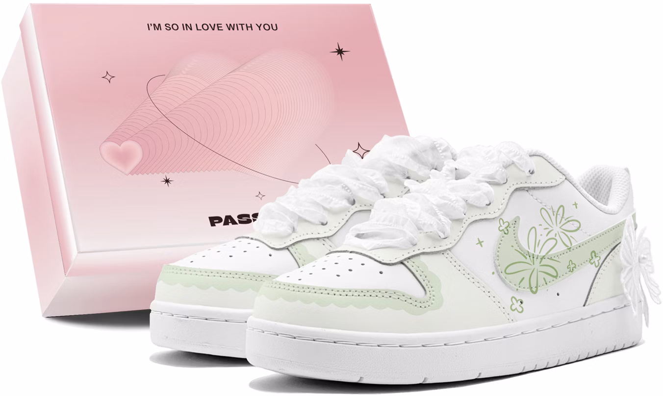custom-shoes-nike-court-borough-low-dreamy-butterfly-green