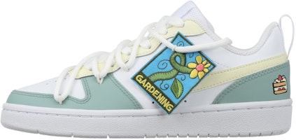 【客製球鞋】 Nike Court Borough 綠野仙蹤 創意 拼色 清新 高街 百搭 解構 學院風 低筒 板鞋 GS 綠色 Lookbook 【客製球鞋】 Nike Court Borough 綠野仙蹤 創意 拼色 清新 高街 百搭 解構 學院風 低筒 板鞋 GS 綠色