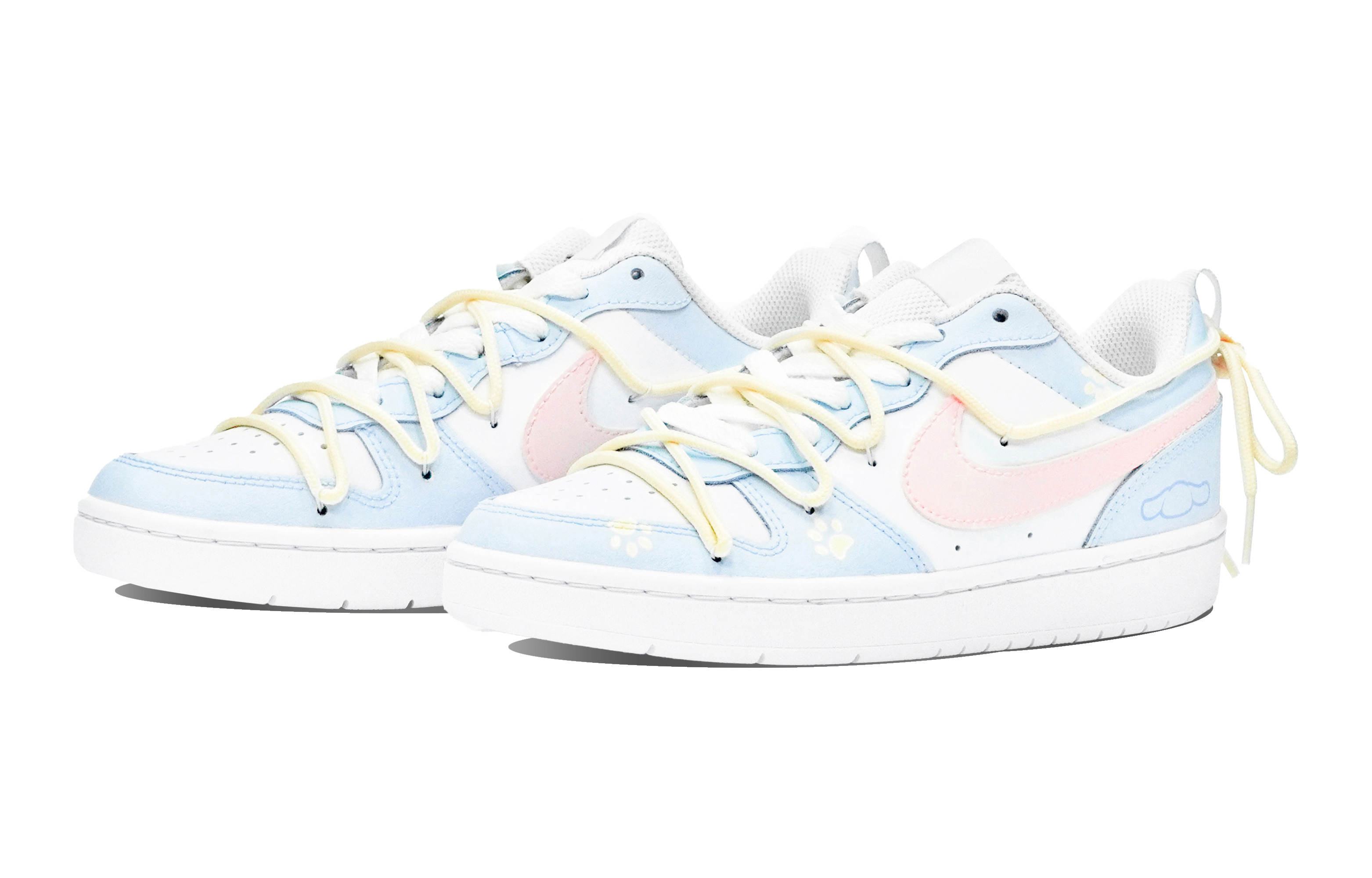 Shop 나이키 코트 보로우 로우 "동화숲 강아지" (Nike Court Borough Low "Fairytale Forest Puppy") BQ5448-100-469046