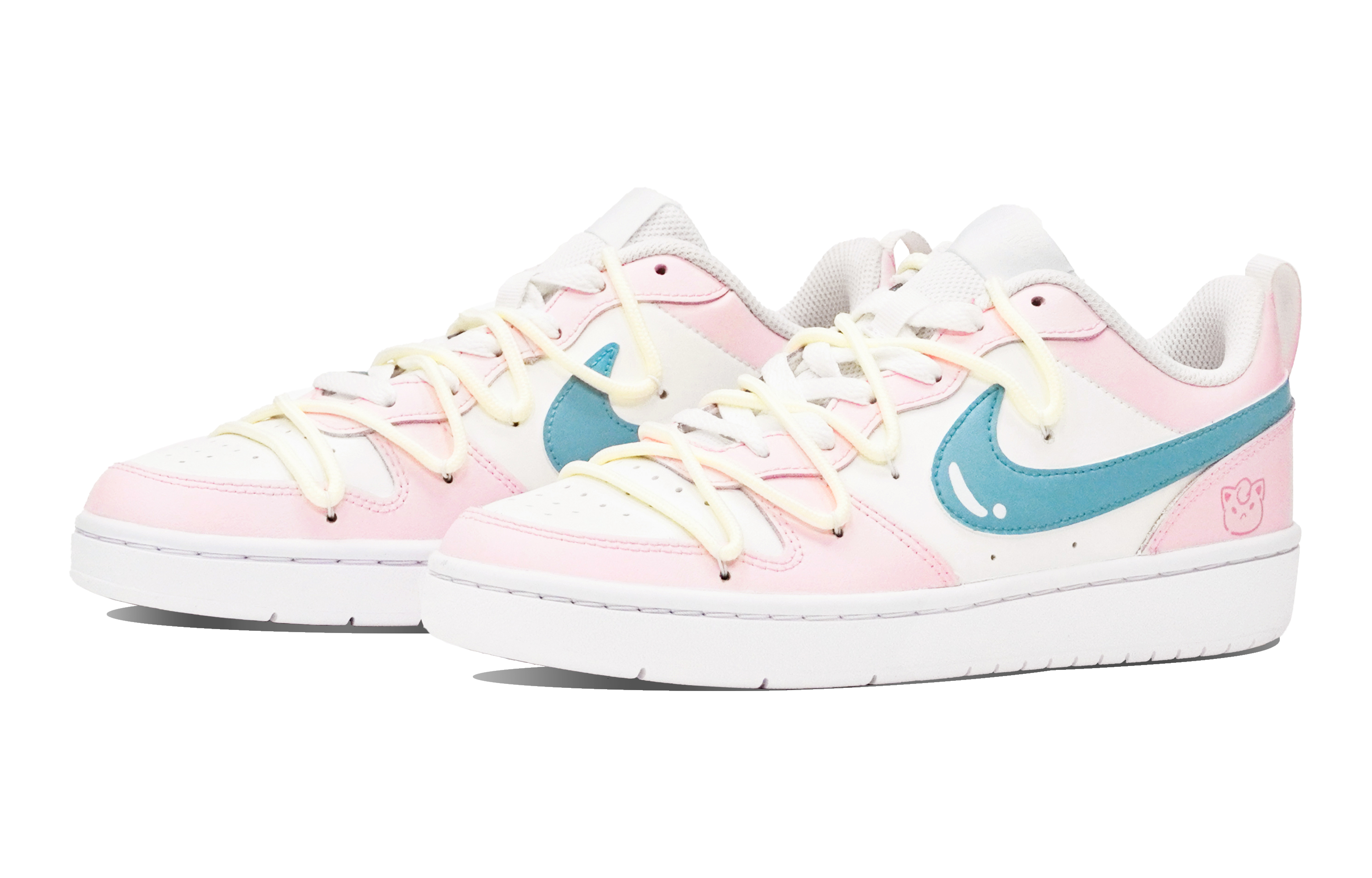 Shop [定制鞋] 耐克Court Borough Low '童话森林 - 卷毛小猫' BQ5448-100-466150