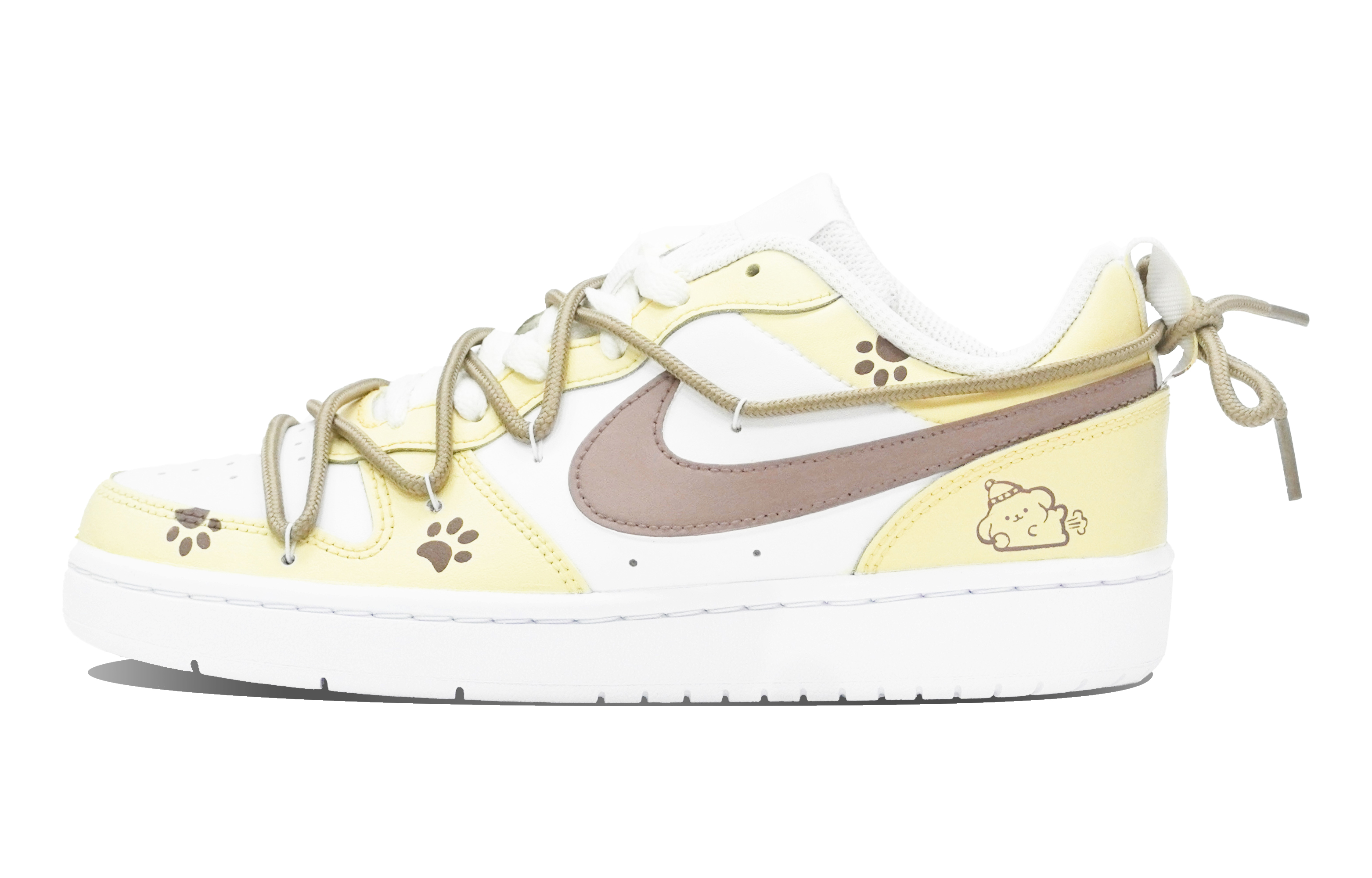 Order [Sepatu Custom] Nike Court Borough Low 'Forest Fable - Butt Dog Warna' BQ5448-100-469045