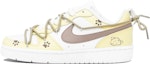 Order 【訂製球鞋】Nike Court Borough ABLOODING 森林童話系列 屁屁狗 解構撞色 低筒 板鞋 GS 黃白