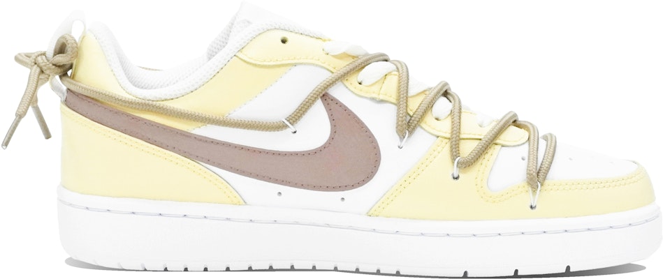 【訂製球鞋】Nike Court Borough ABLOODING 森林童話系列 屁屁狗 解構撞色 低筒 板鞋 GS 黃白 Lookbook 【訂製球鞋】Nike Court Borough ABLOODING 森林童話系列 屁屁狗 解構撞色 低筒 板鞋 GS 黃白