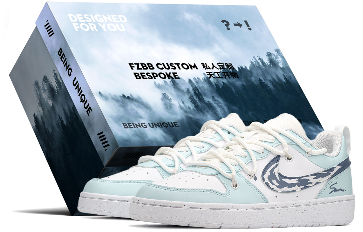 Buy Zapatillas Nike Court Borough Low "Verano Fresco" DV5456-106(TeamA-夏日海浪S-BOX)